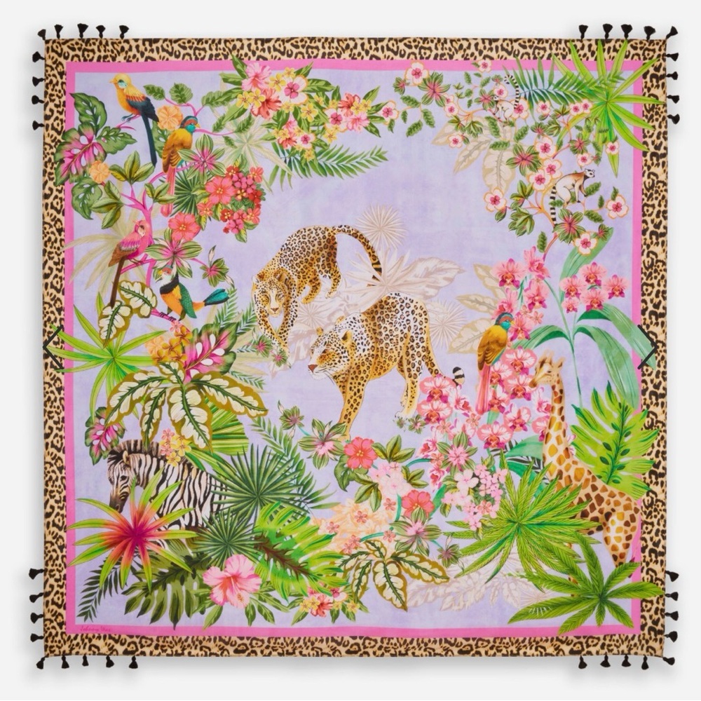 Johnny Was Bellina Silk Scarf NWT